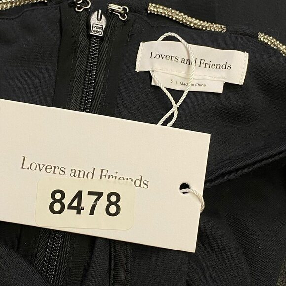 Lovers and Friends Charlotte Midi Dress - Black - Picture 8 of 9